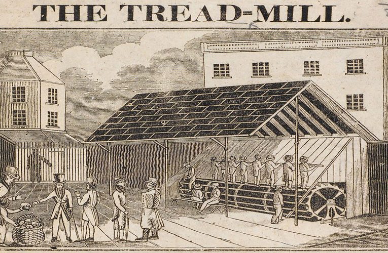 The First Treadmill Was Invented in 1818 & Used For Punishment